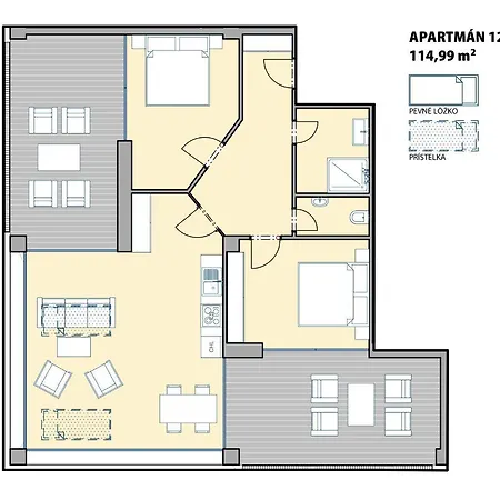 Lägenhet Aparthotel Central Liptovsky Mikulas