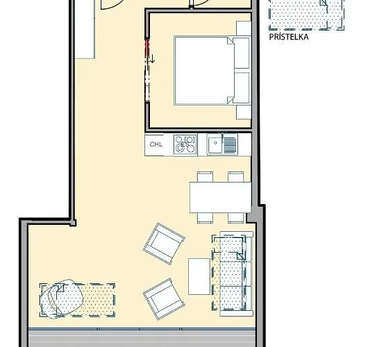 Aparthotel Central Liptovsky Mikulas Daire 4*