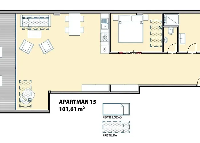 Aparthotel Central Liptovsky Mikulas アパート 4*