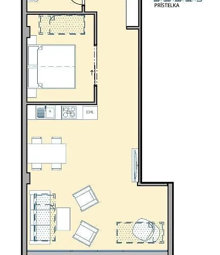 Aparthotel Central Liptovsky Mikulas アパート 4*
